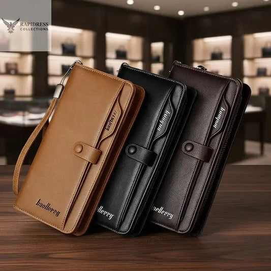 Rapidress (Business Class) - Premium Men's Leather Long Wallet - Free Delivery Pakistan Rapidress Collections